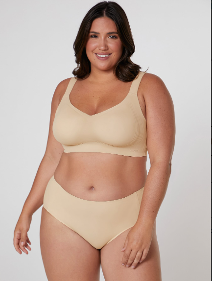 DUMMY - Sujetador Luvlette 2NDSKIN plus cobertura total crema talla 2XL